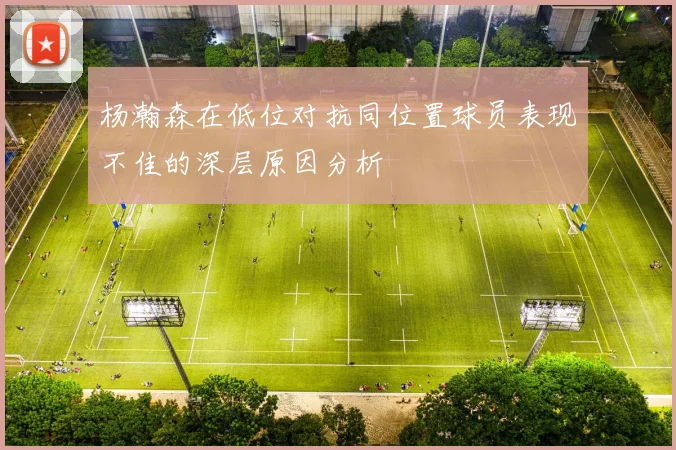 杨瀚森在低位对抗同位置球员表现不佳的深层原因分析